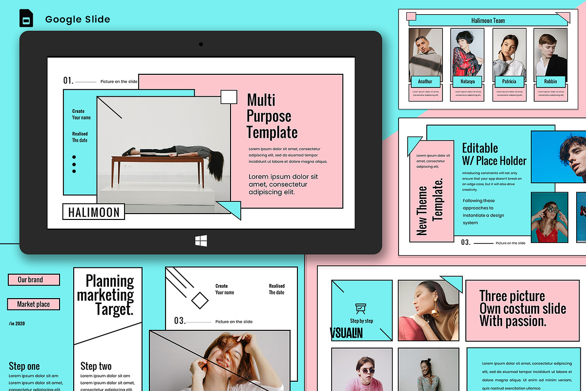 Halimoon - New Google Slide Template, a Presentation Template by Visualin.std (Photo 1 of 9)