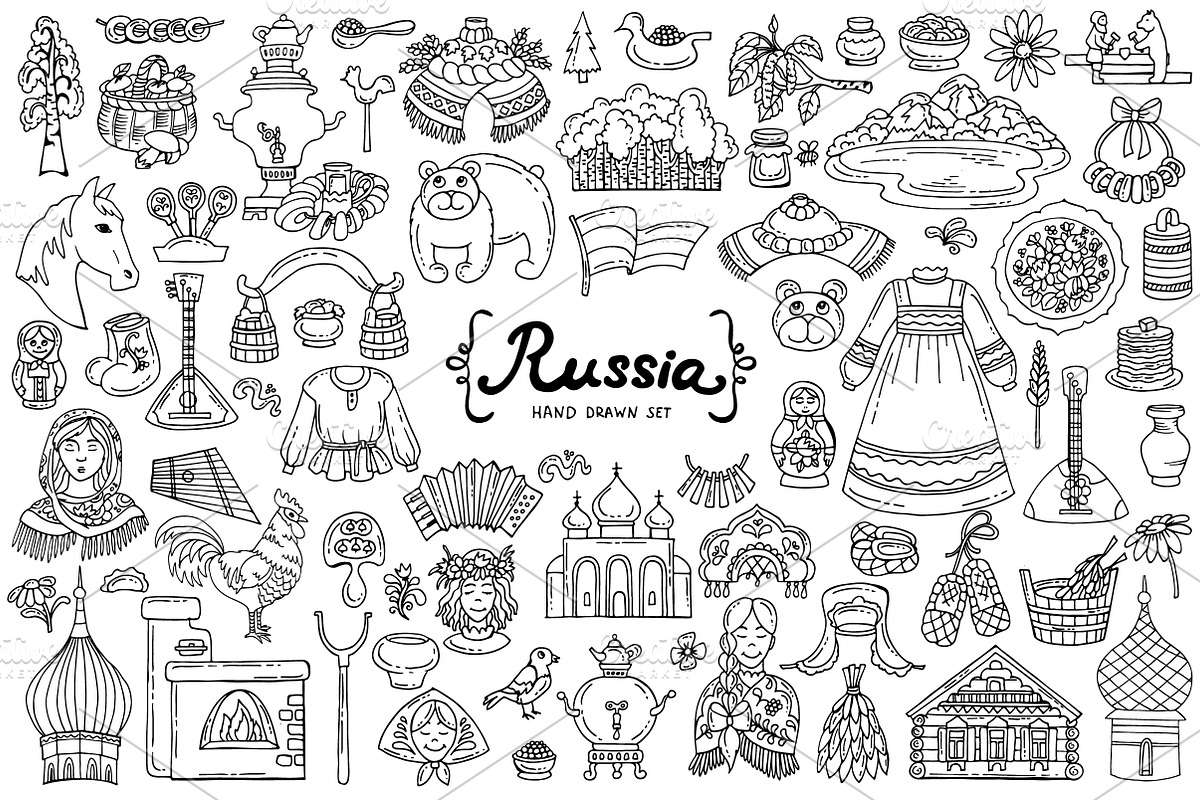 Set on the theme of Russia, an Object Graphic by Olga Chuklay (Photo 2 of 2)