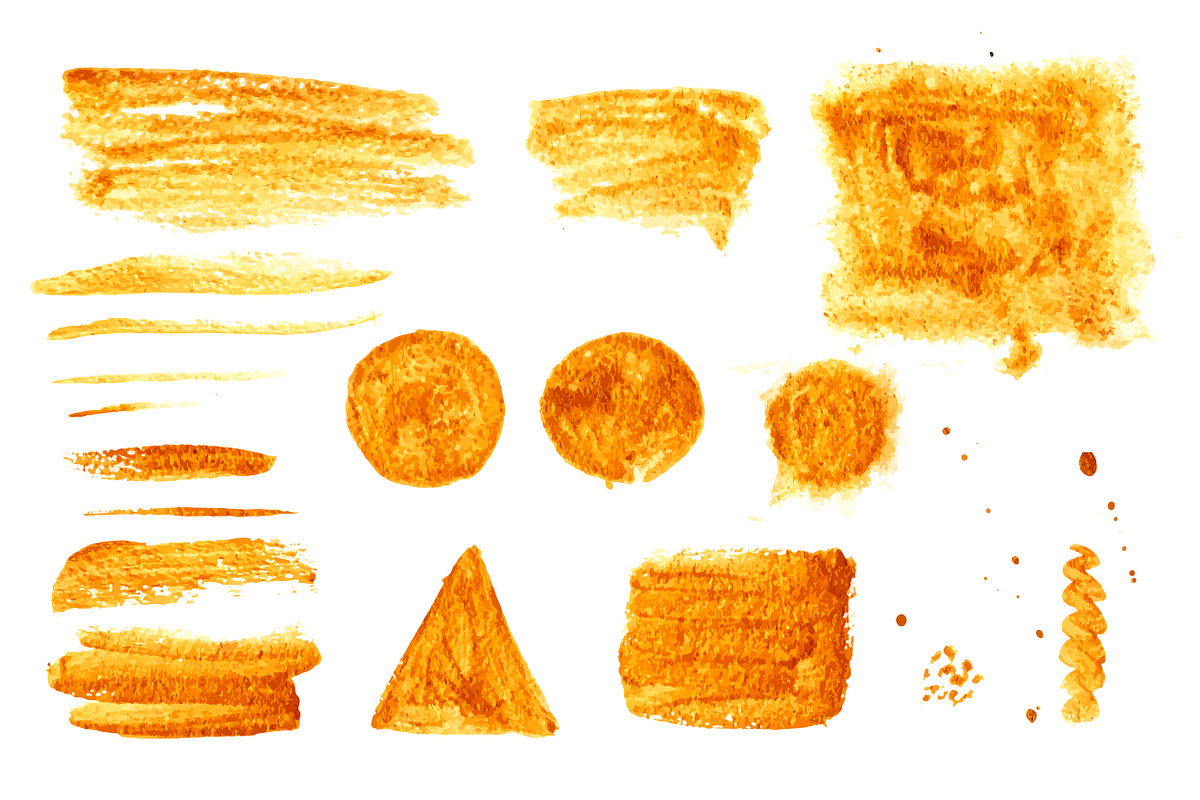 №34 Smears gold paint and texture ob, a Texture Graphic by Rasveta (Photo 3 of 5)