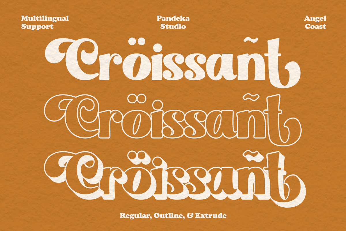 Angel Coast - Retro Modern Font, a Sans Serif Font by Pandeka Studio (Photo 10 of 12)