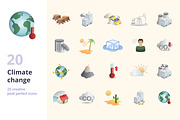 Climate Change 3D Icons Set Bundle, an Object Graphic by Aimagenarium@gmail.com (Thumbnail 1 of 21)