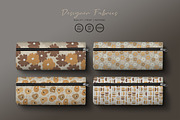 Retro Mod Flowers Vector Patterns, a Pattern Graphic by Jennadesigns (Thumbnail 5 of 13)
