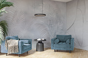 Wallpaper mockup Luxury living room, a Household Mockup by Hunny Badger (Thumbnail 2 of 7)