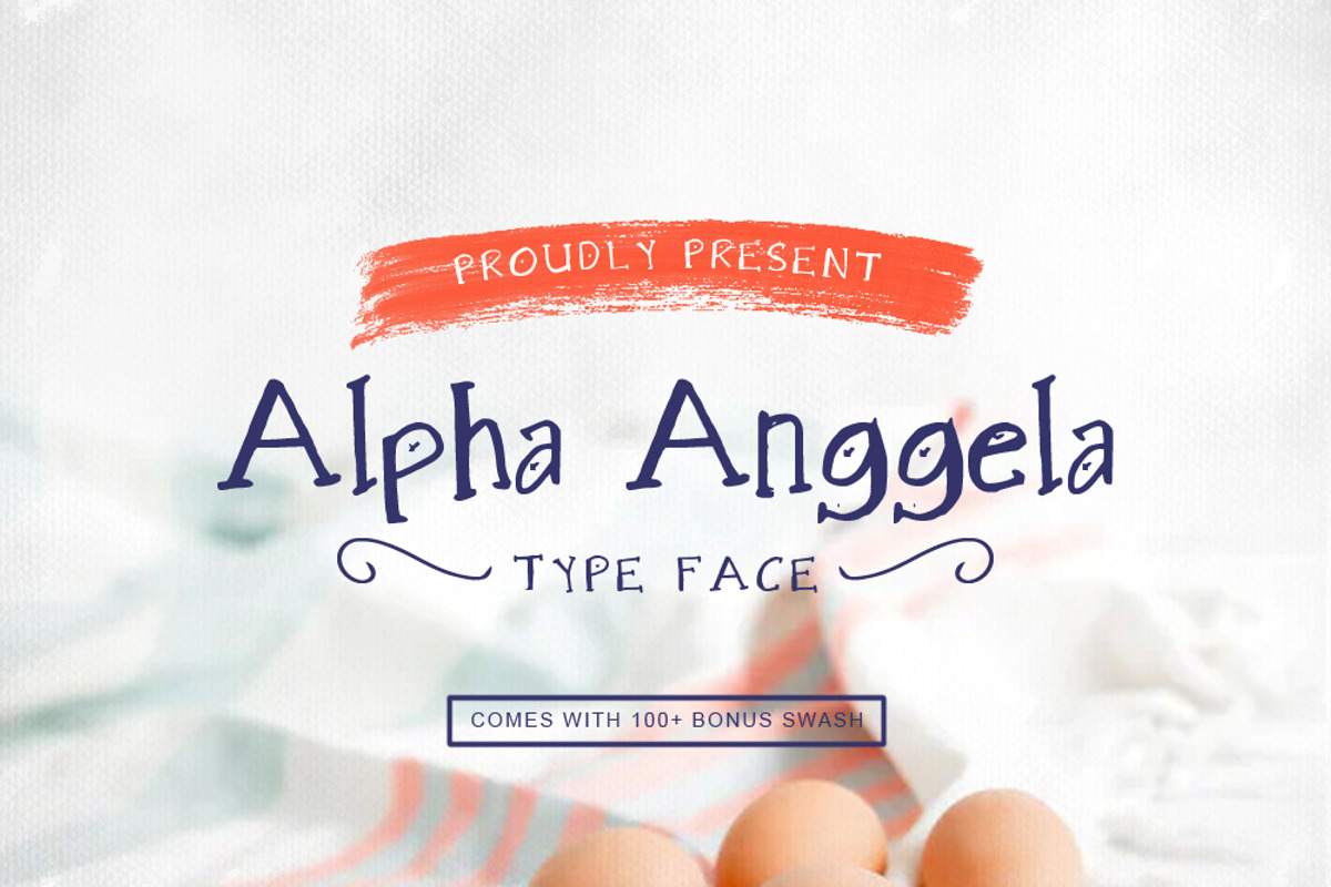 Alpha Anggela - 18 Font styles, a Script Font by Gblack Id (Photo 5 of 13)