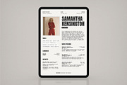 Modern One Page Resume Template, a Resume Template by Moscovita Studio (Thumbnail 7 of 8)