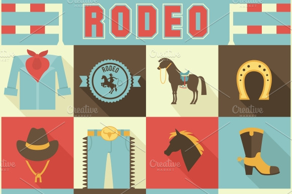 Rodeo Themed Icons