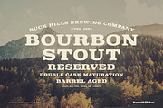 Quinault Lodge - A Rustic Serif Font, a Serif Font by Komet & Flicker (Thumbnail 9 of 15)