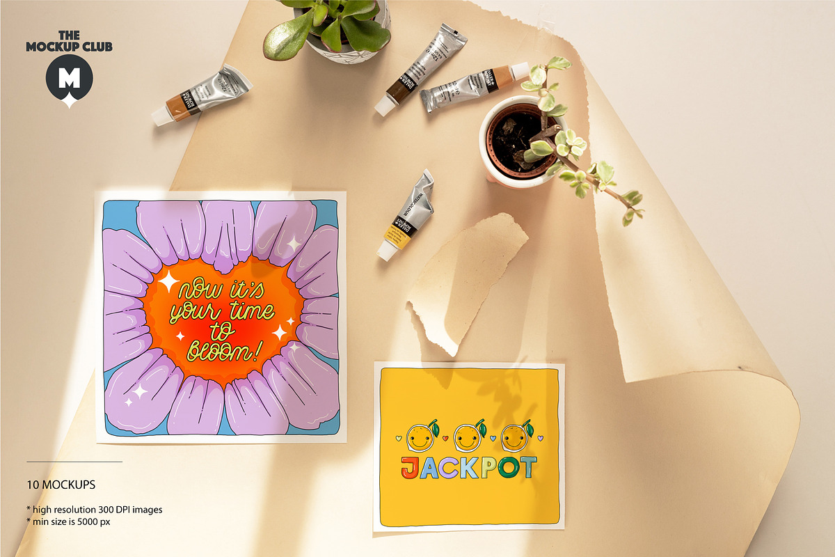 ART & CARD MOCKUPS, a Print Template by MCKP*ME (Photo 1 of 12)