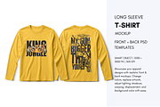 Long Sleeve Tee Mockup, a Shirt Mockup by Pixel Foundry (Thumbnail 1 of 3)