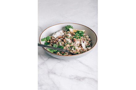 Green Salad with Pears, Blue Cheese, a Food & Drink Photo by MAnuta