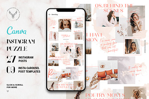 Canva Instagram Puzzle Bundle