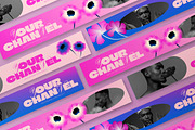 Neon Pink Gradient YouTube Cover, a Social Media Template by graphicook (Thumbnail 2 of 3)