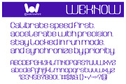 Electric Machine font, a Sans Serif Font by weknow (Thumbnail 2 of 8)