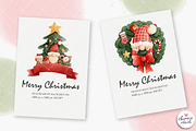 Christmas gnome clipart, an Illustration by Chonnieartwork (Thumbnail 2 of 8)