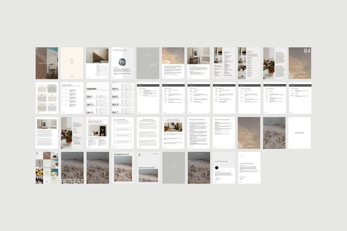 Retreat/Mastermind Booklet Template, a Magazine Template by Gem Media (Photo 6 of 6)