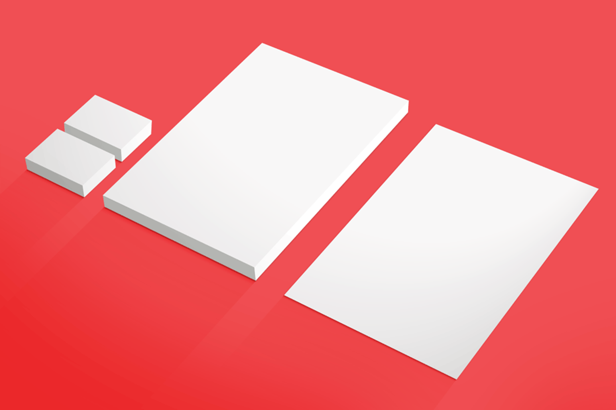A4 & Business Card MockUp, a Print Template by Imagine Design (Photo 3 of 5)