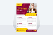 Admission Flyer Design, a Flyer Template by MxVect Stock (Thumbnail 3 of 3)