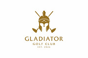 Spartan Helmet and Golf Club Logo, a Branding & Logo Template by Buqancreative (Thumbnail 2 of 5)