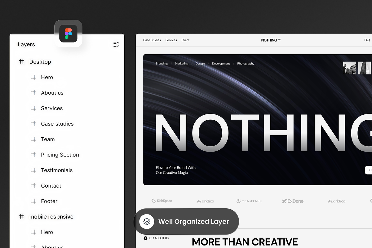 Nothing - Creative Agency preview 2