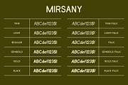 Mirsany - Sans Serif Font, a Sans Serif Font by Pikgura (Thumbnail 4 of 5)