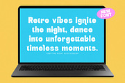 Funky Glitter Modern Sans Font, a Sans Serif Font by timelesstype.co (Thumbnail 9 of 20)