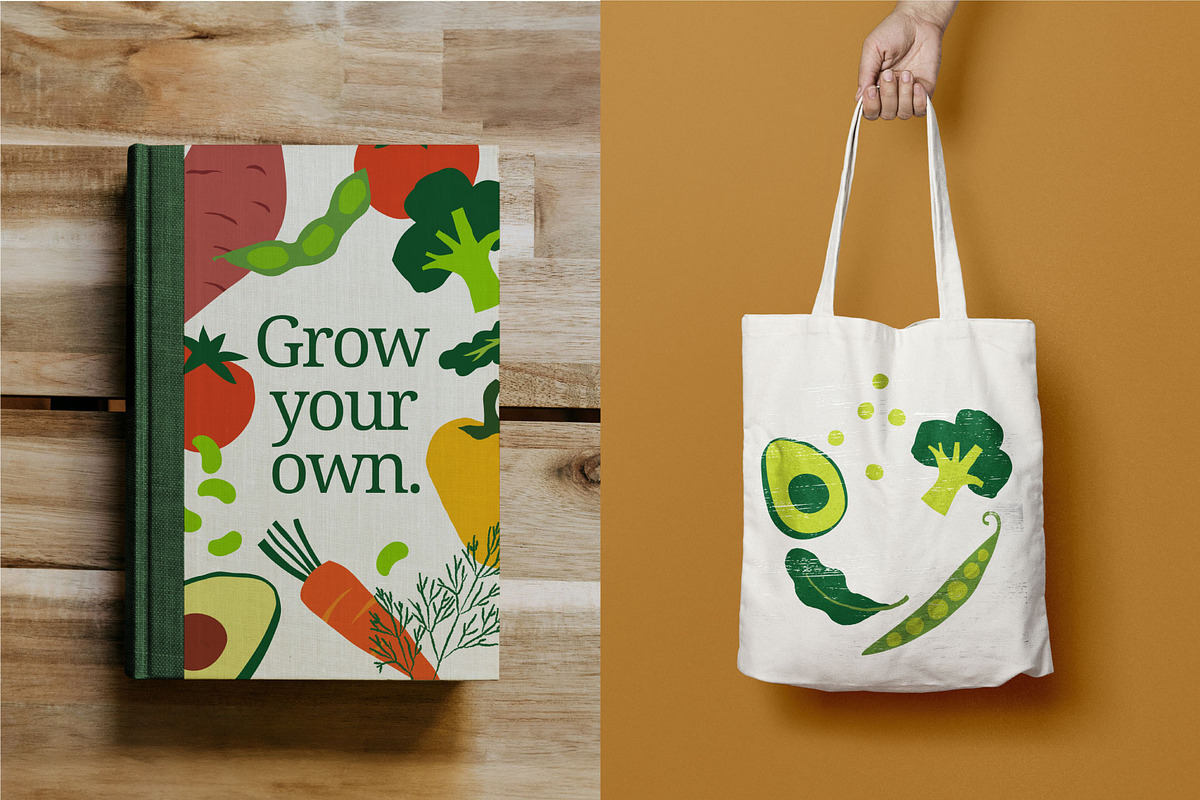 46 Vegetable Illustrations Pack, a Food Illustration by Strange Gaze Studios (Photo 5 of 10)