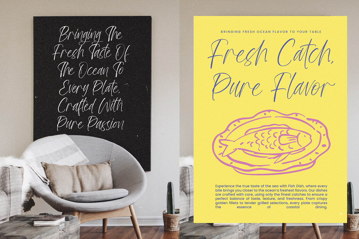 Chill Fresh Modern Handwritten Font, a Script Font by stylishtype.co (Photo 3 of 15)