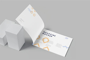 A4 Horizontal Brochure Mockup