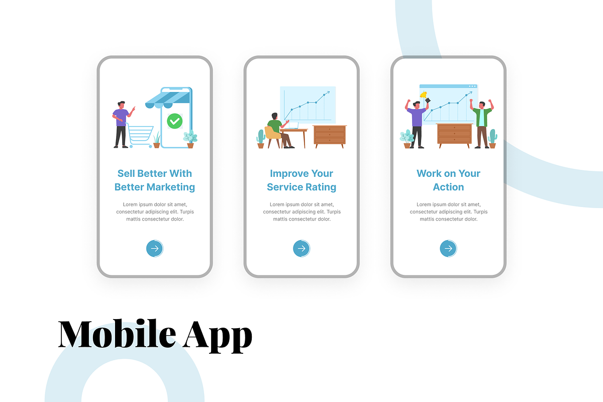 Digital Marketing Illustration, a Person Illustration by Twfoo Studio (Photo 4 of 6)
