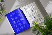 Heart and Love Icons, an Outline Icon by cidcud_graphic (Thumbnail 2 of 5)