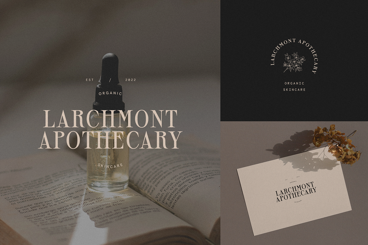 Larchmont Logo Maker Template Kit, a Branding & Logo Template by ALunadoki Design (Photo 2 of 8)