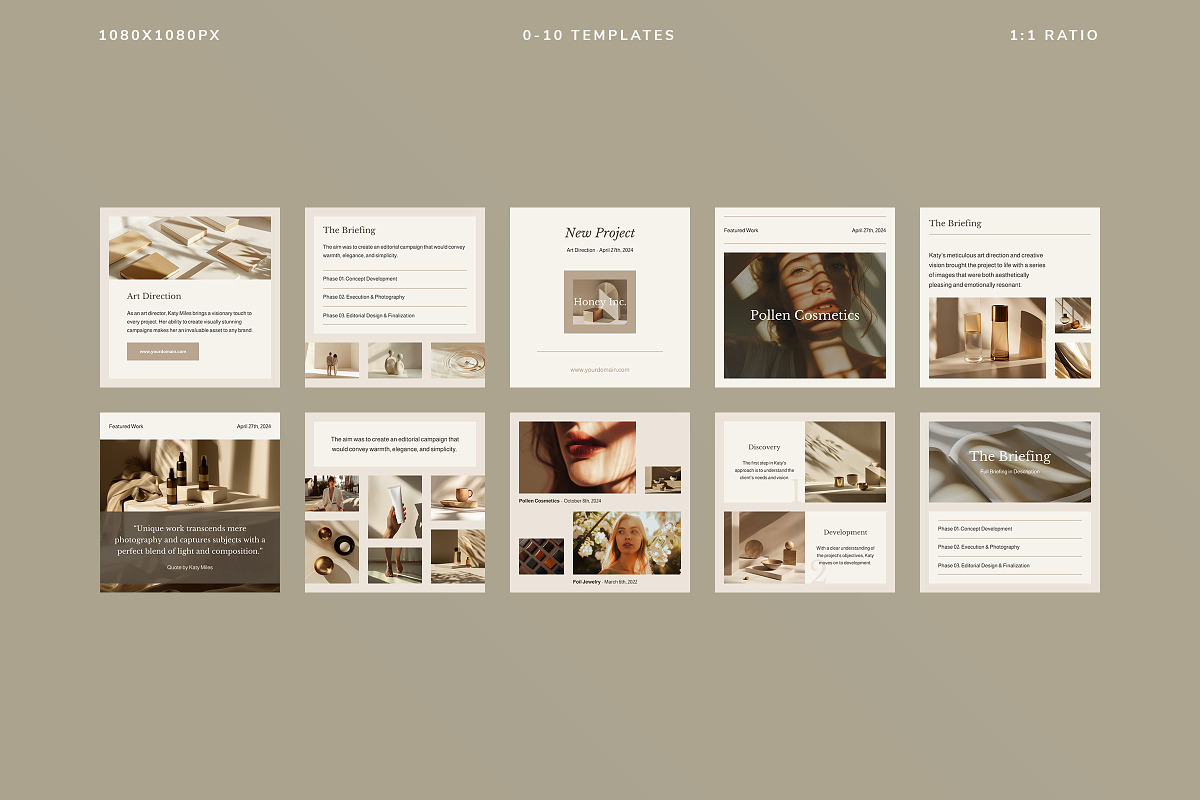 Katy Miles Social Media Kit, a Social Media Template by Ruben Stom (Photo 19 of 20)