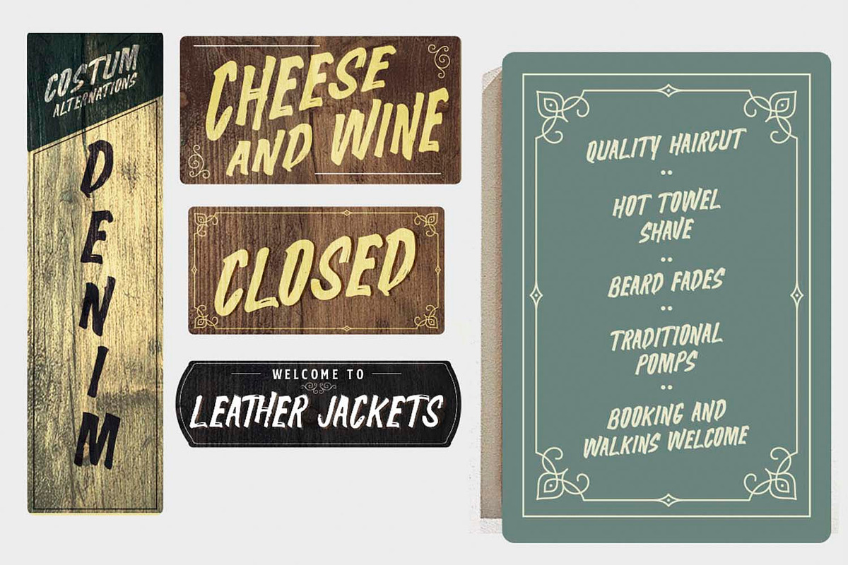 Vintage Font Bundle Super Sale, a Sans Serif Font by Anxiety Studio (Photo 36 of 40)