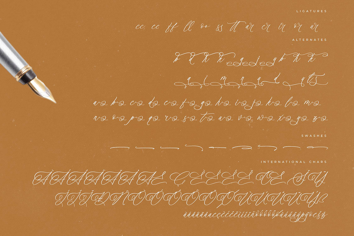 Scarletta Boutique Handwritten Font, a Script Font by Letterena Studios Script (Photo 14 of 15)
