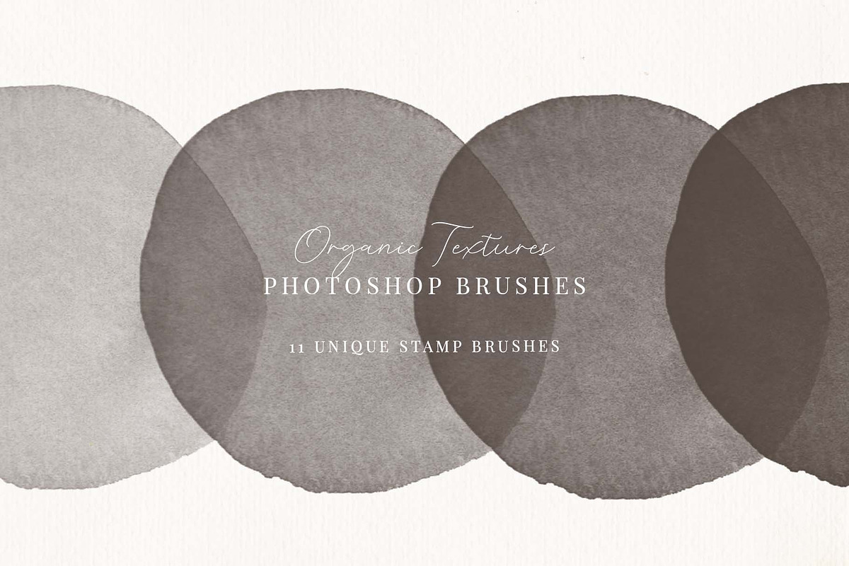 Organic Textures PS Watercolor Brushes preview 2