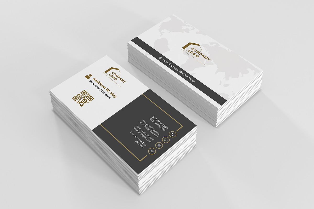 Edge Real Business Card PSD preview 4