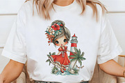 Whimsical Summer Fairy Clipart, a Person Illustration by designcity5 (Thumbnail 4 of 5)