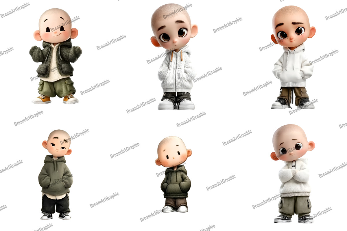Just Boys Clipart Bundle, an Illustration by DreamArtGraphic (Photo 5 of 5)