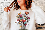 Whimsical Hearts Clipart, an Illustration by SinaCreation (Thumbnail 5 of 11)