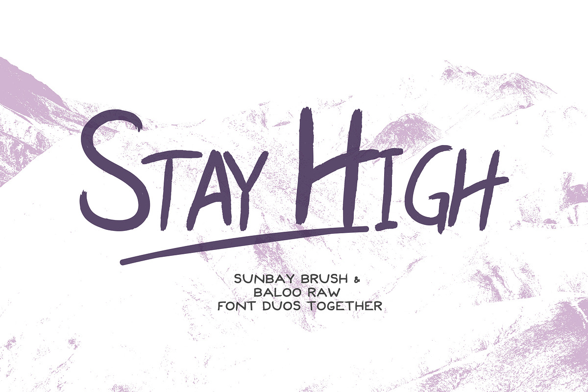 Sunbay Brsuh + Baloo Font Collection preview 6