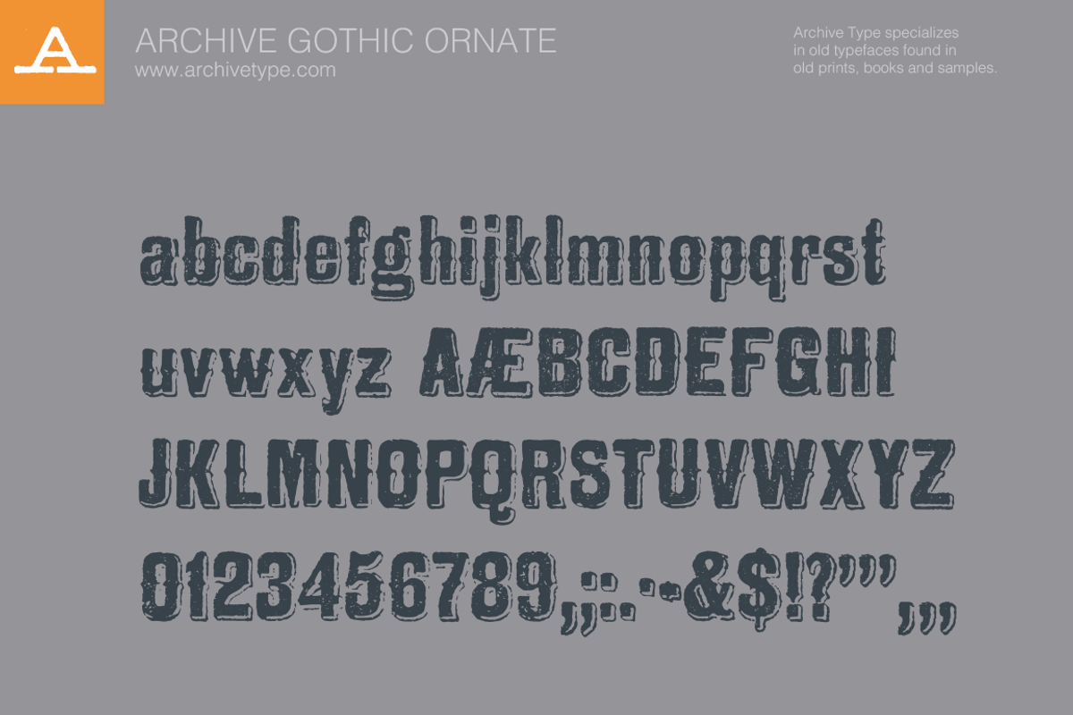 Archive Gothic Ornate preview 3