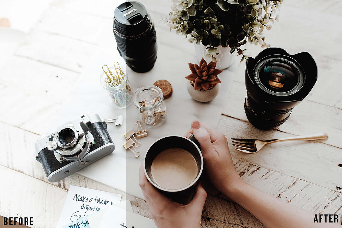 Minimal blogger Lightroom Presets preview 4