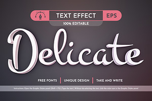 Ntle - Editable Text Effect