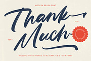 Fasten Dhecta Modern Brush Font, a Script Font by Letterena Studios Script (Thumbnail 20 of 20)