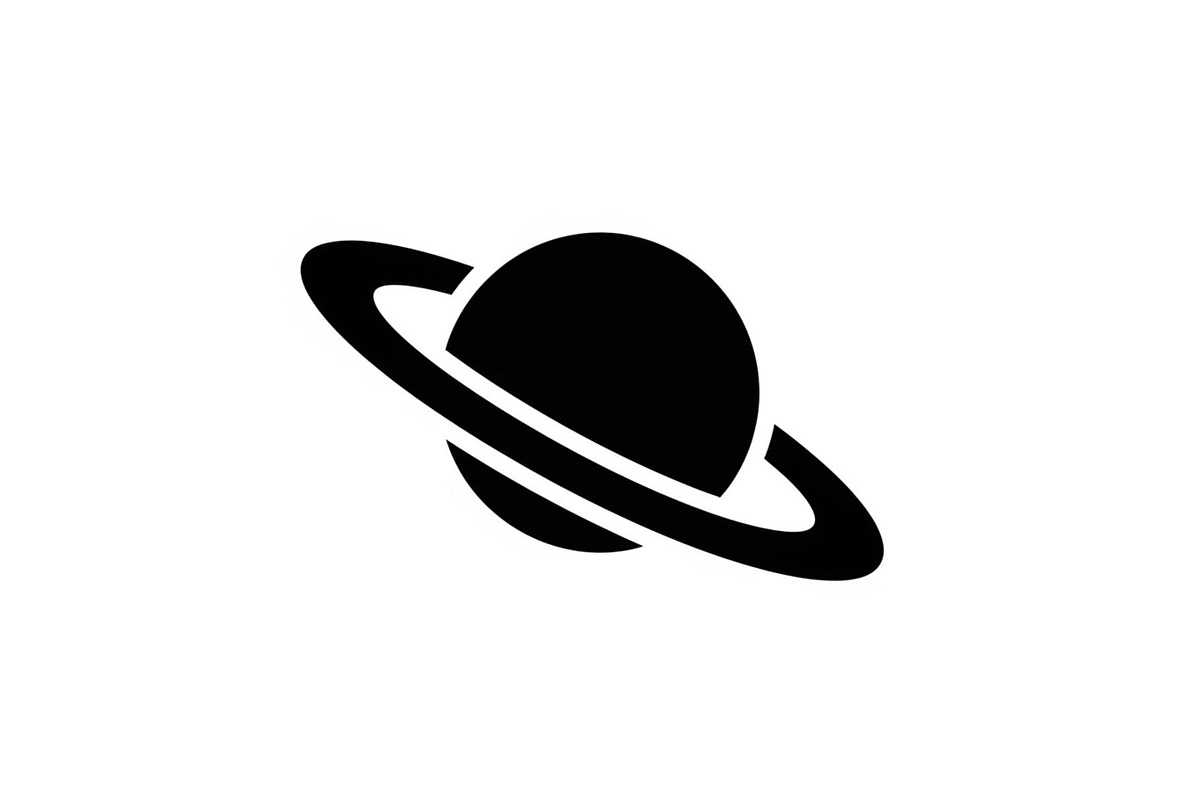 Saturn Planet Space Galaxy Icon, an Icon by musafir_fashion (Photo 7 of 10)