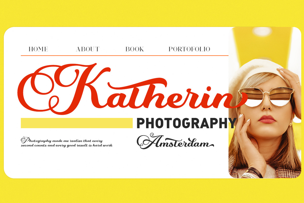 Winston Script, a Script Font by Areatype (Photo 2 of 7)