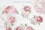 WATERCOLOR BUNDLE Peonies & Roses, an Illustration by ollalya (Thumbnail 36 of 101)