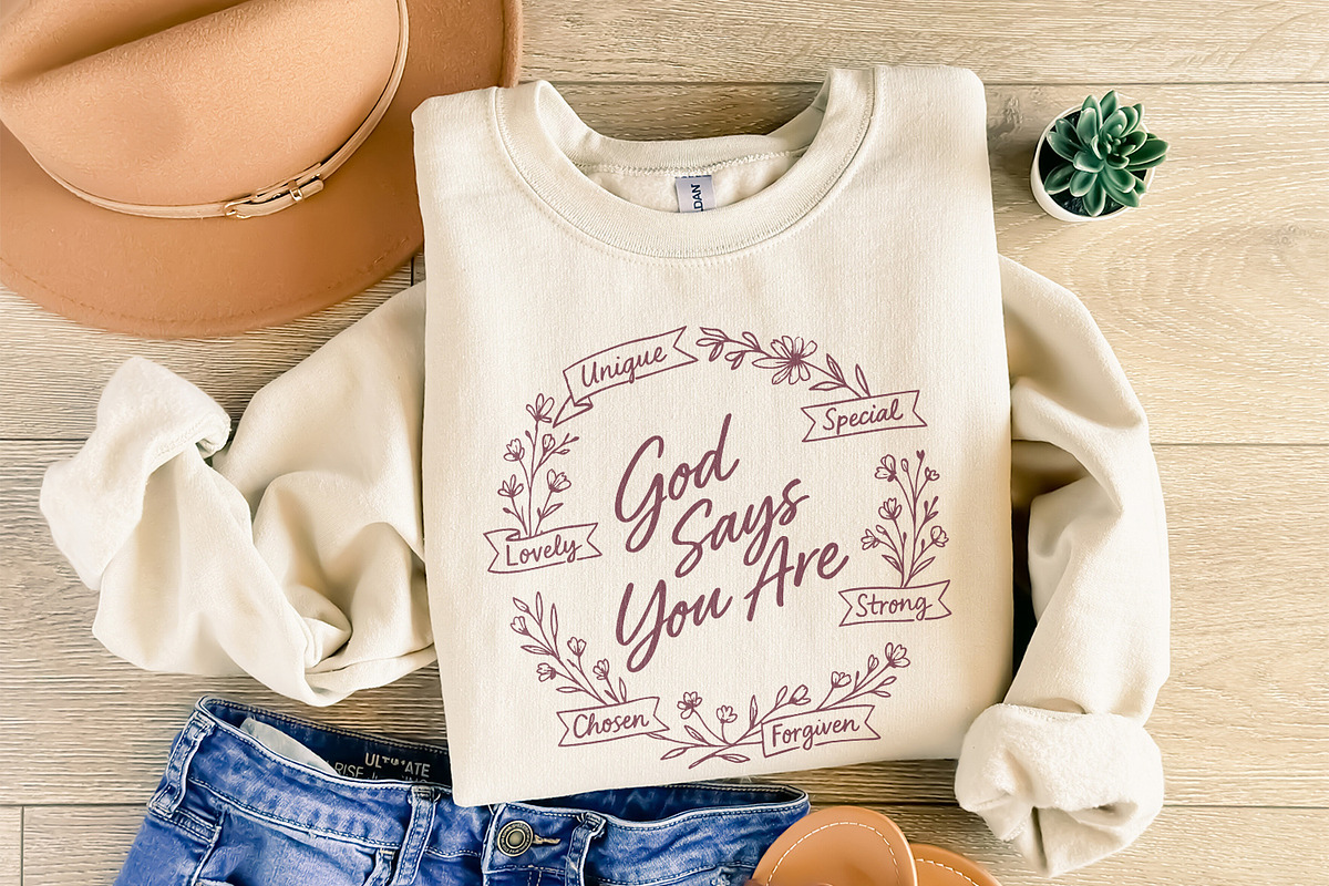 God Says You Are PNG, Unique, an Illustration by SharpMarketplace (Photo 8 of 9)