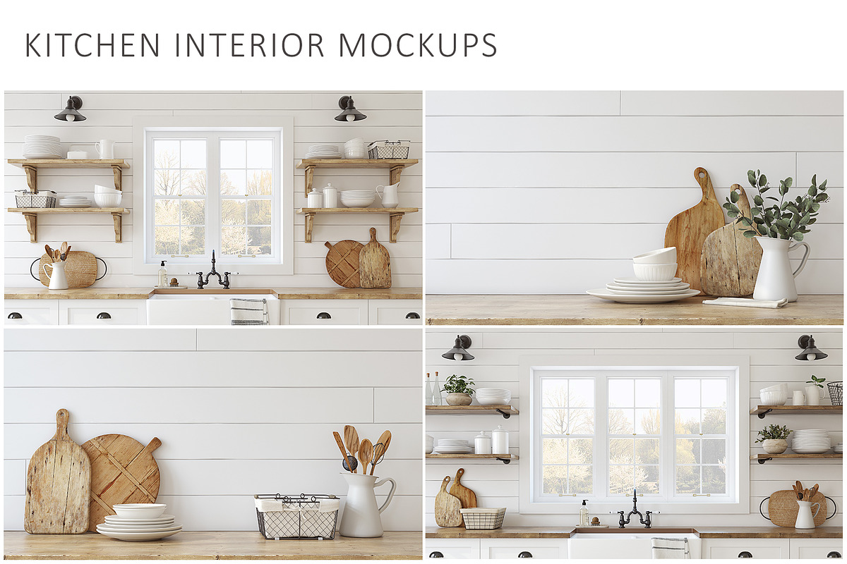 FARMHOUSE KITCHEN mockup, a Household Mockup by MyHomeMockups (Photo 1 of 5)