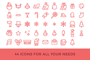 Christmas Icons / illustrations, an Outline Icon by Sarunw (Thumbnail 2 of 5)